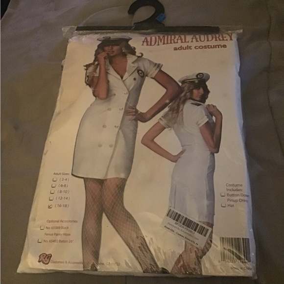 RG Costumes 16-18 plus size admiral Audrey Halloween costume NEW - Picture 2 of 8
